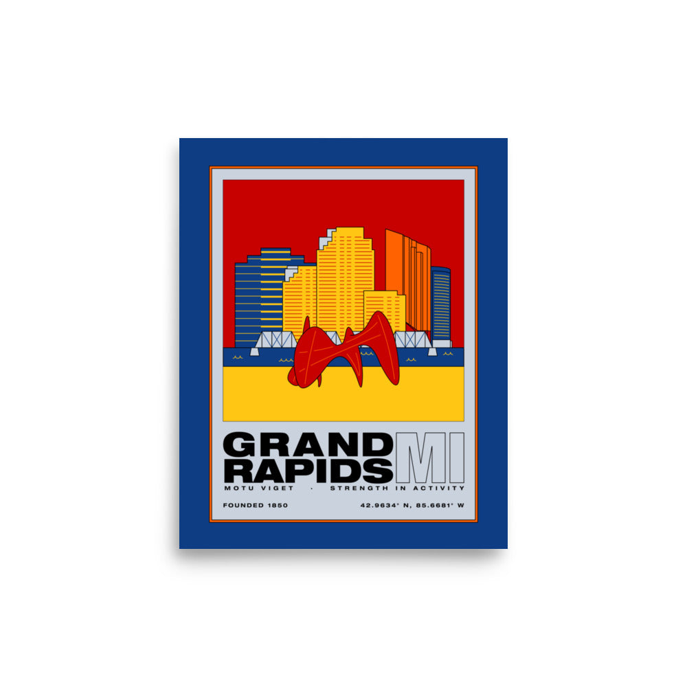 Retro Skyline Poster